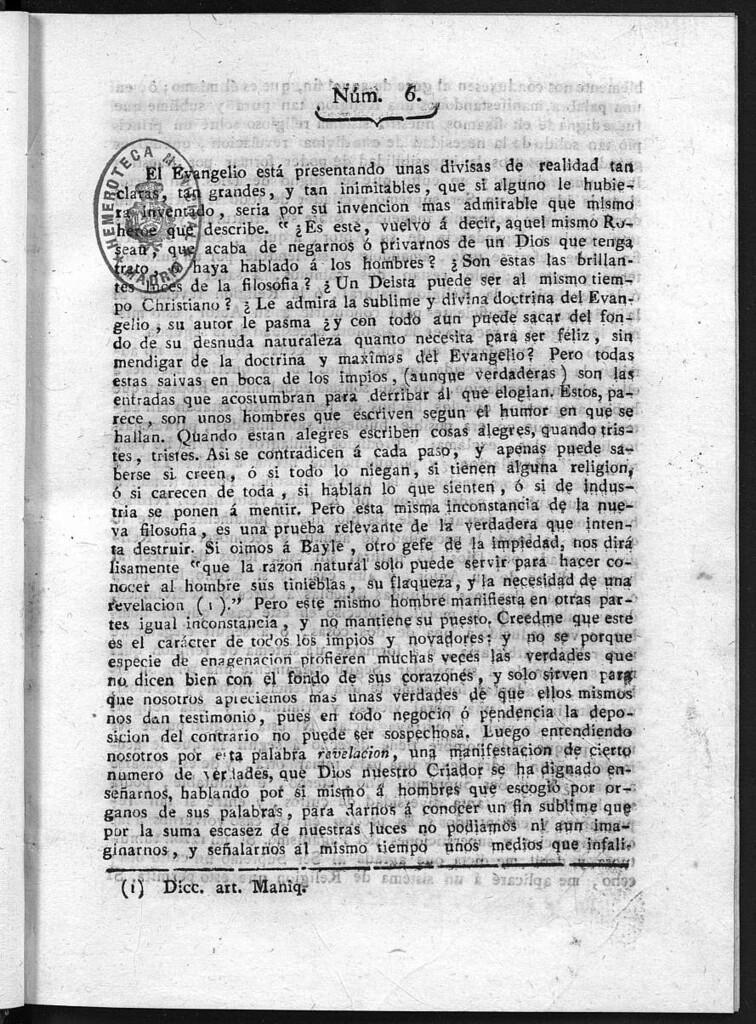 Miniatura de Guerrilleros por la Religión, la Patria, y el Rey, o diario-polémico-religioso de La Coruña. Número 6