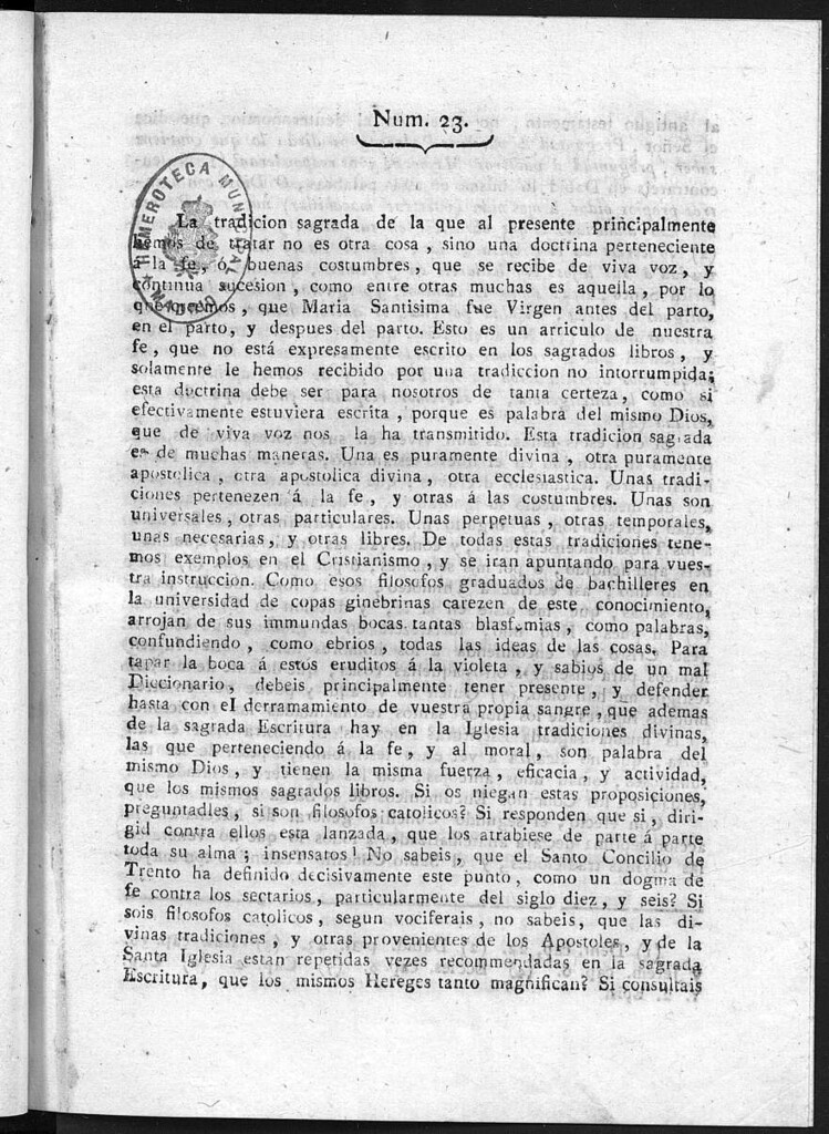 Miniatura de Guerrilleros por la Religión, la Patria, y el Rey, o diario-polémico-religioso de La Coruña. Número 23