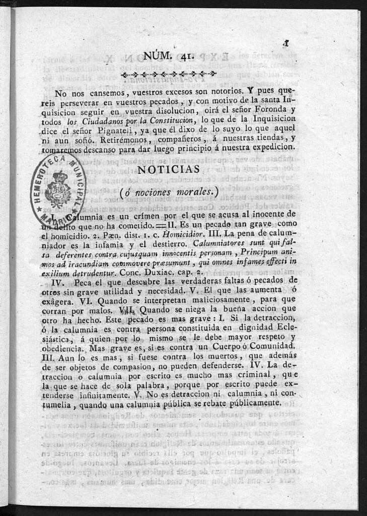 Miniatura de Guerrilleros por la Religión, la Patria, y el Rey, o diario-polémico-religioso de La Coruña. Número 41