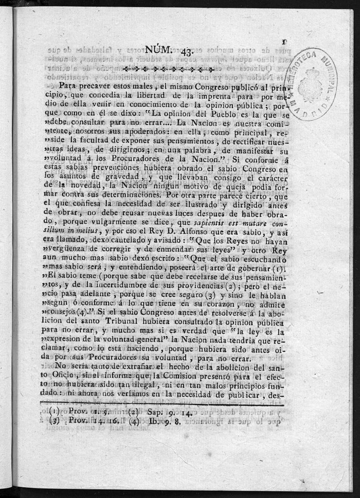 Miniatura de Guerrilleros por la Religión, la Patria, y el Rey, o diario-polémico-religioso de La Coruña. Número 43