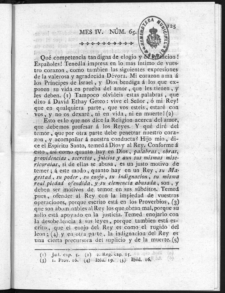 Miniatura de Guerrilleros por la Religión, la Patria, y el Rey, o diario-polémico-religioso de La Coruña. Número 65