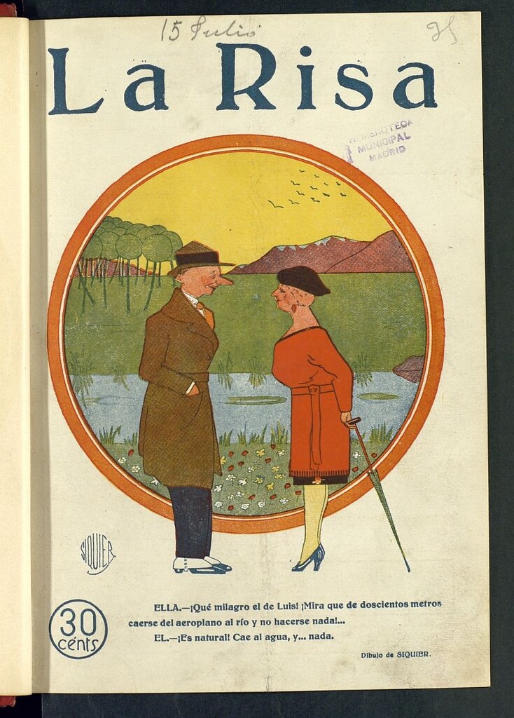 Miniatura de La Risa: semanario humoristico del 15 de julio de 1923, nº 35