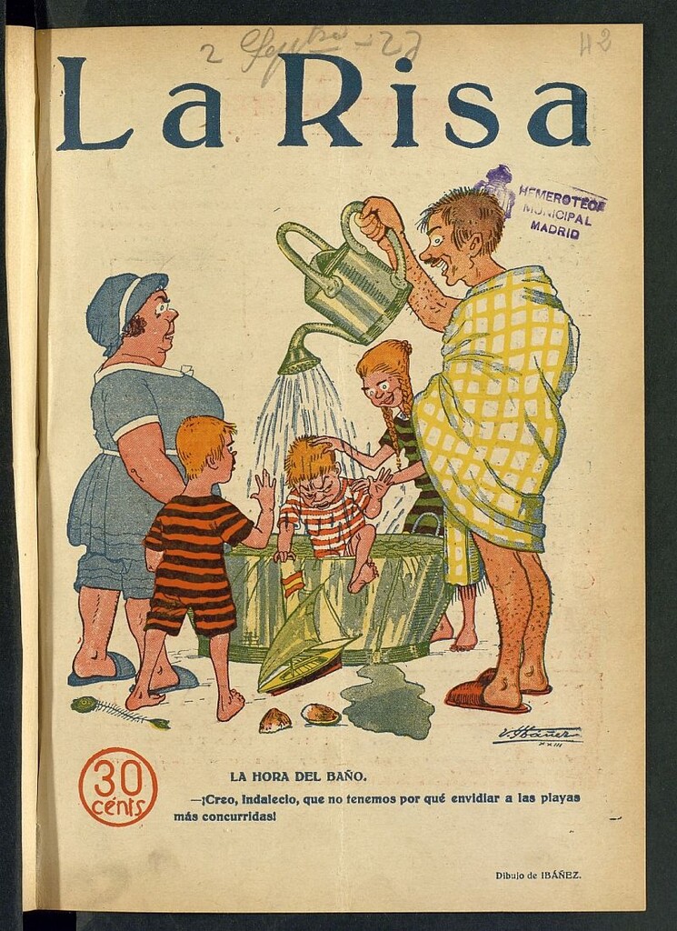 Miniatura de La Risa: semanario humoristico del 2 de septiembre de 1923, nº 42