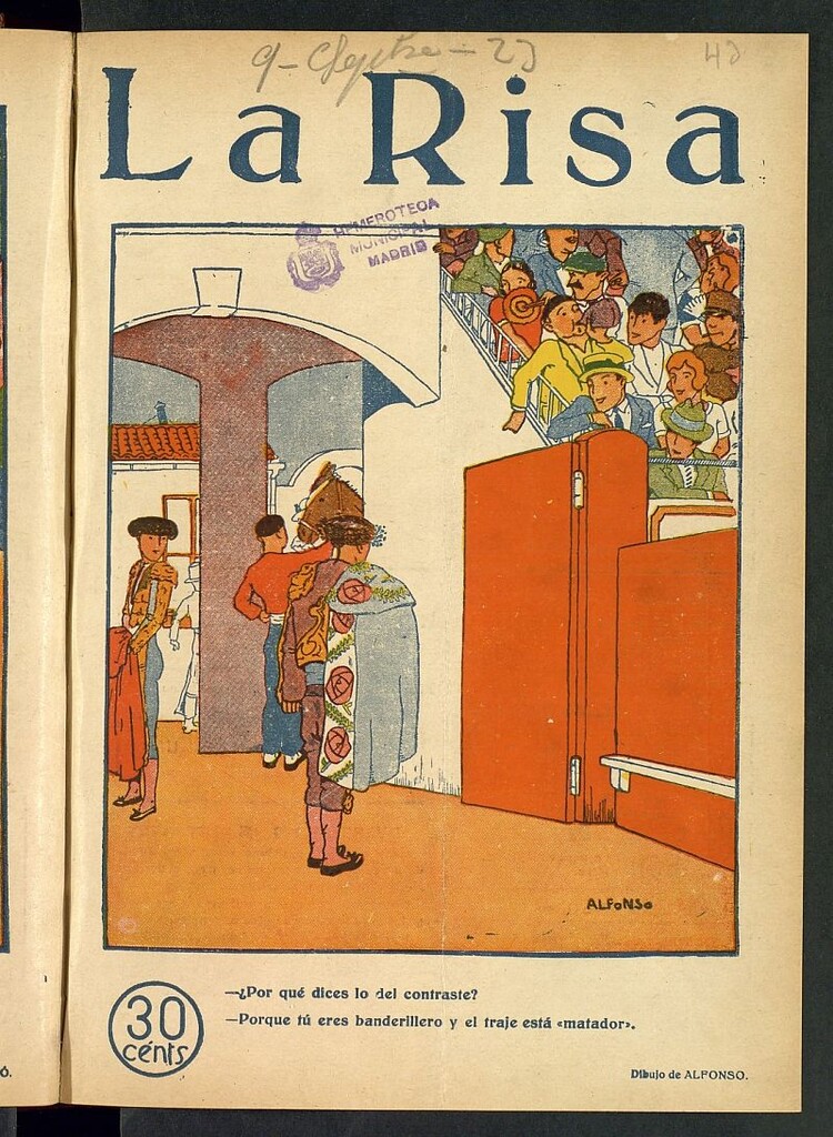 Miniatura de La Risa: semanario humoristico del 9 de septiembre de 1923, nº 43