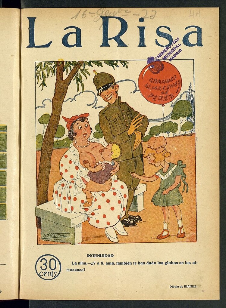 Miniatura de La Risa: semanario humoristico del 16 de septiembre de 1923, nº 44