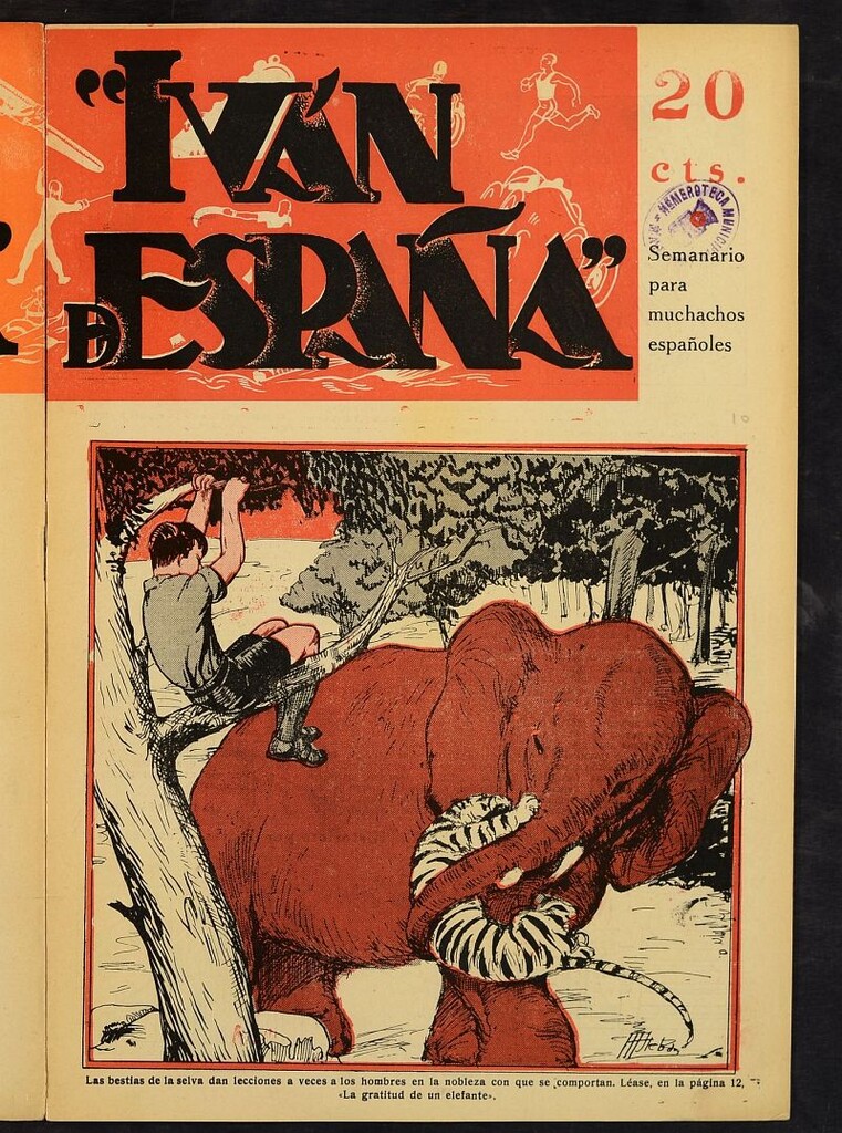 Miniatura de Iván de España : semanario para muchachos españoles del 9 de junio de 1934, nº 10