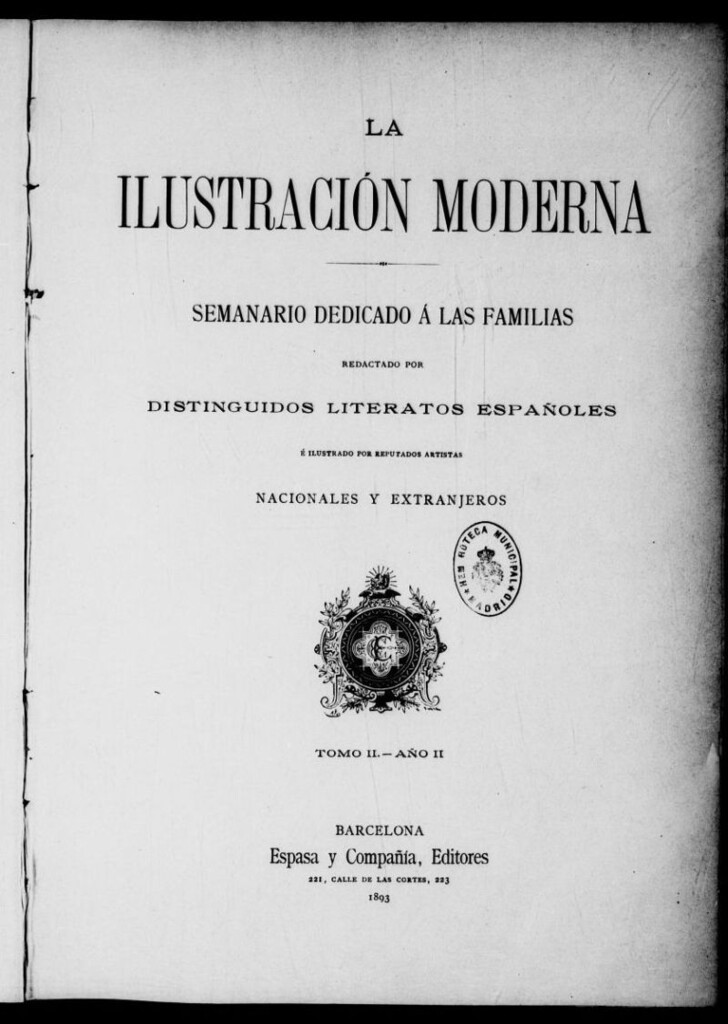 Miniatura de La ilustracion Moderna del año 1893, tomo II