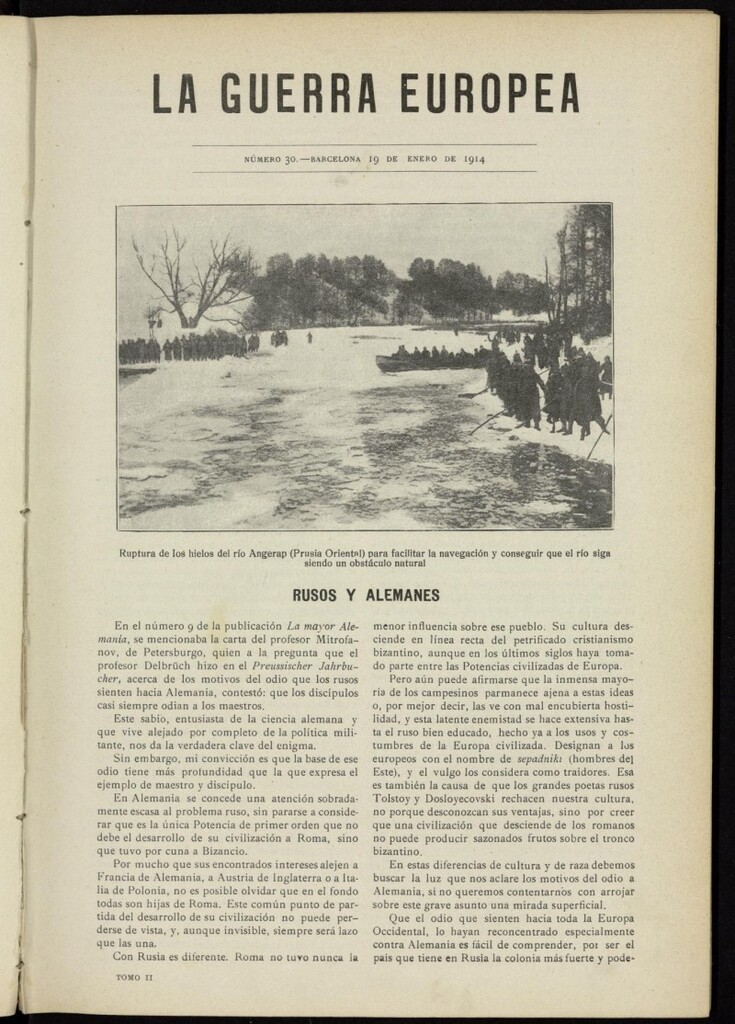 Miniatura de La Guerra Europea del 19 de enero de 1915, nº 30