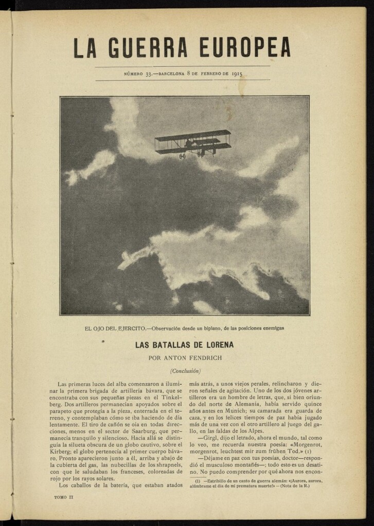 Miniatura de La Guerra Europea del 8 de febrero de 1915, nº 33