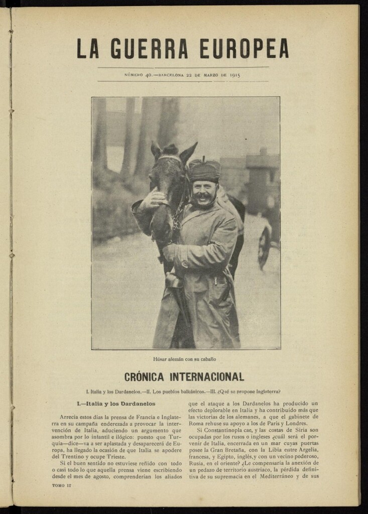 Miniatura de La Guerra Europea del 22 de marzo de 1915, nº 40