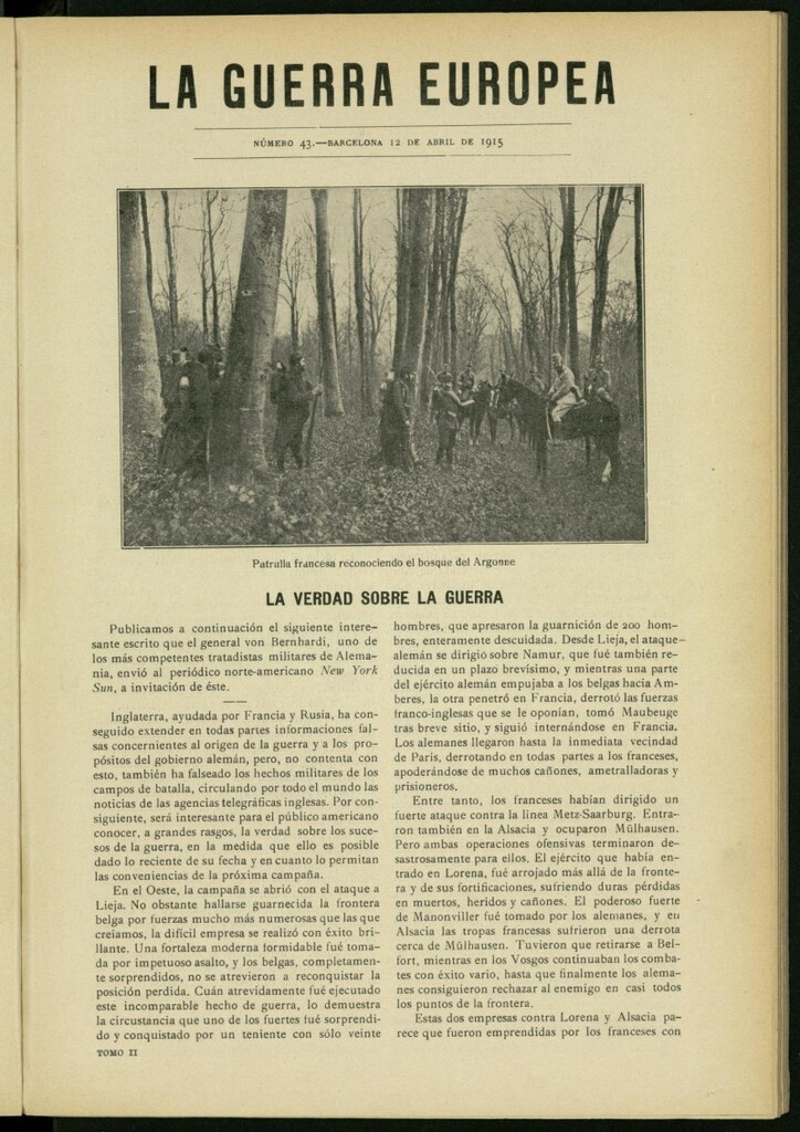 Miniatura de La Guerra Europea del 12 de abril de 1915, nº 43