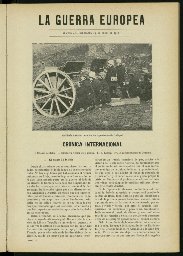 Miniatura de La Guerra Europea del 23 de abril de 1915, nº 45