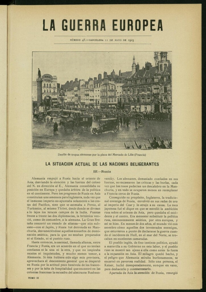 Miniatura de La Guerra Europea del 11 de mayo de 1915, nº 48