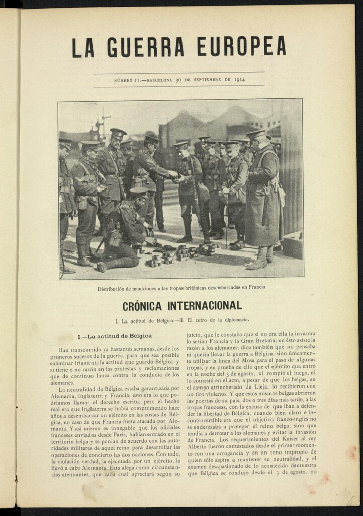 Miniatura de La Guerra Europea del 30 de septiembre de 1914, nº 11