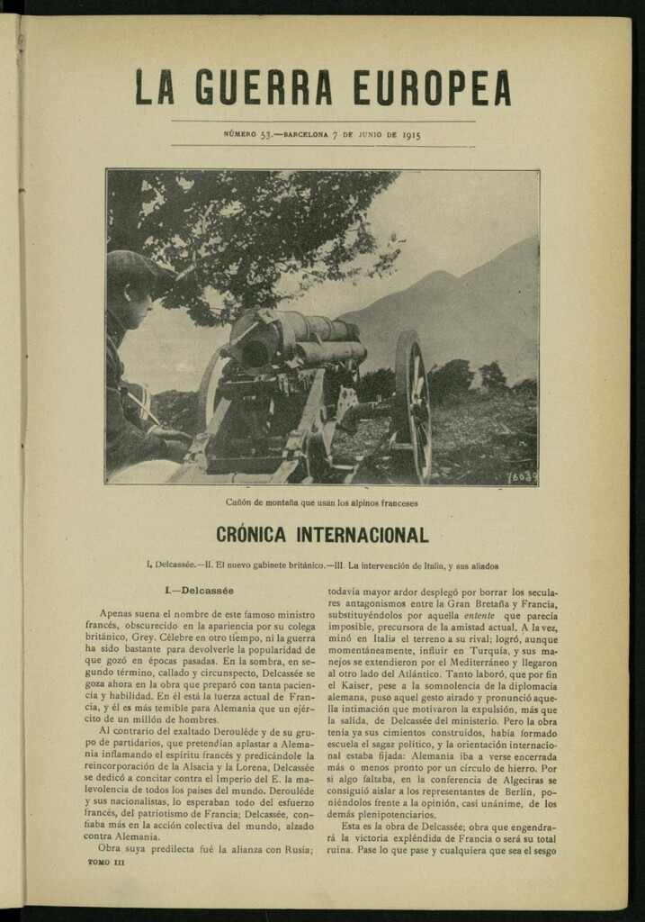 Miniatura de La Guerra Europea del 7 de junio de 1915, nº 53