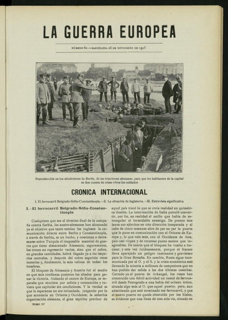 Miniatura de La Guerra Europea del 26 de noviembre de 1915, nº 80