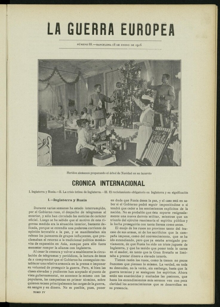 Miniatura de La Guerra Europea del 18 de enero de 1916, nº 88
