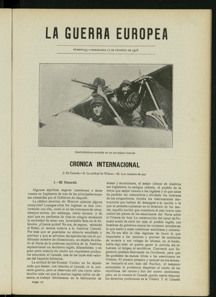 Miniatura de La Guerra Europea del 17 de febrero de 1916, nº 93