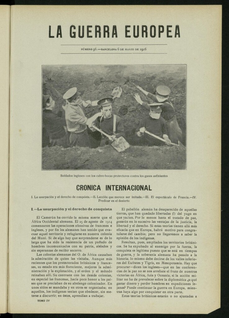 Miniatura de La Guerra Europea del 6 de marzo de 1916, nº 96
