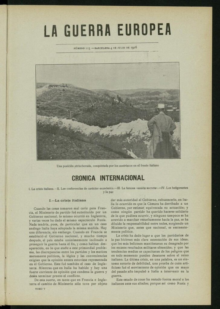 Miniatura de La Guerra Europea del 4 de julio de 1916, nº 115