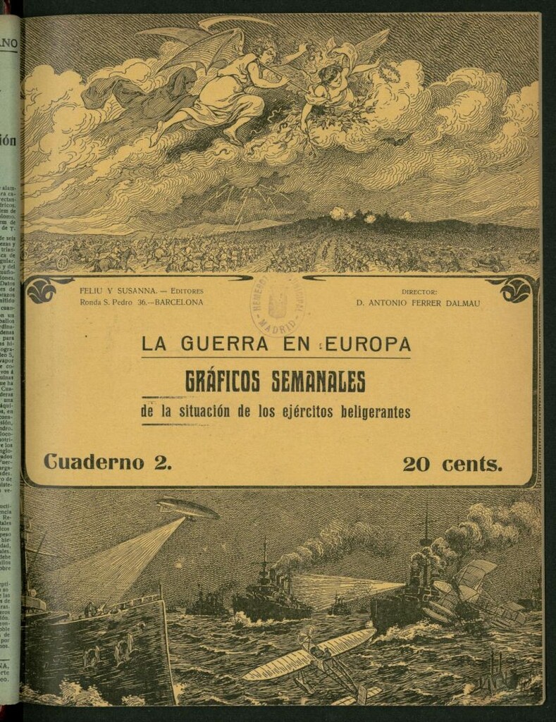 Miniatura de La Guerra Europea: gráficos semanales de la situación de los ejércitos beligerantes, nº 2