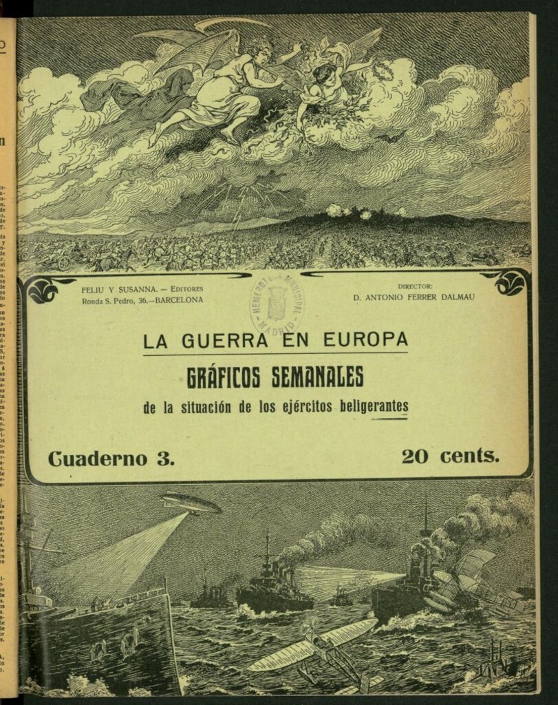 Miniatura de La Guerra Europea: gráficos semanales de la situación de los ejércitos beligerantes, nº 3