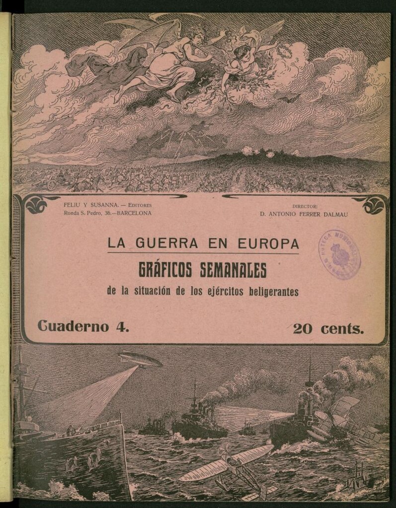 Miniatura de La Guerra Europea: gráficos semanales de la situación de los ejércitos beligerantes, nº 4