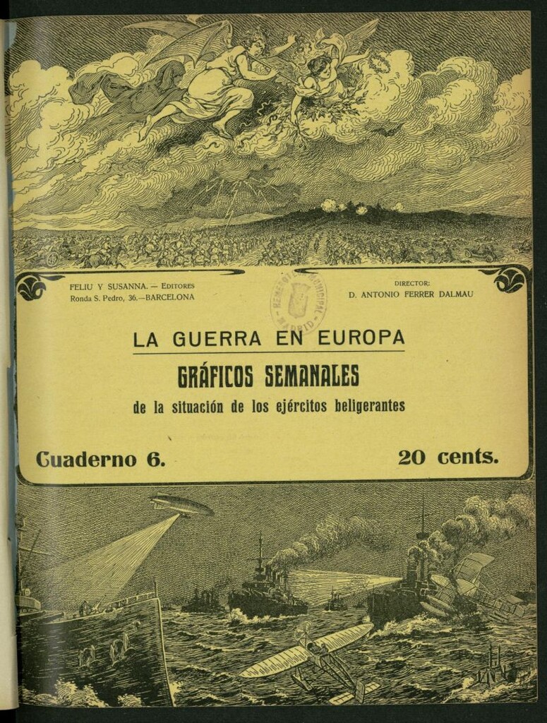Miniatura de La Guerra Europea: gráficos semanales de la situación de los ejércitos beligerantes, nº 6
