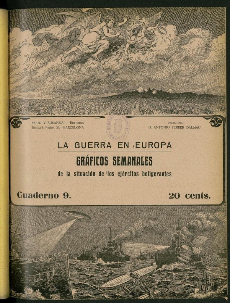 Miniatura de La Guerra Europea: gráficos semanales de la situación de los ejércitos beligerantes, nº 9