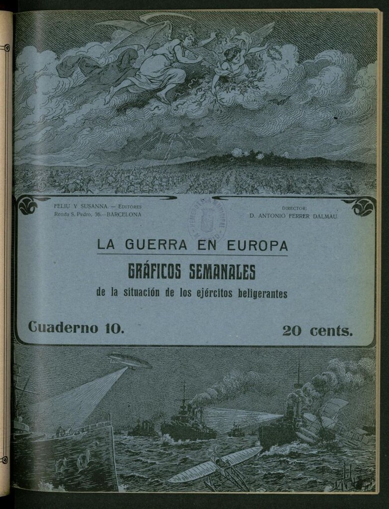 Miniatura de La Guerra Europea: gráficos semanales de la situación de los ejércitos beligerantes, nº 10