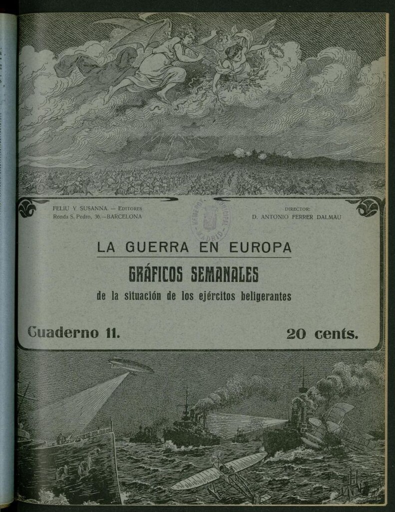Miniatura de La Guerra Europea: gráficos semanales de la situación de los ejércitos beligerantes, nº 11