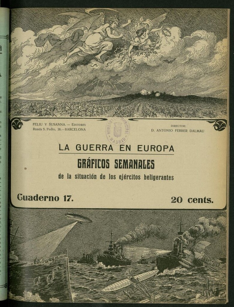 Miniatura de La Guerra Europea: gráficos semanales de la situación de los ejércitos beligerantes, nº 17