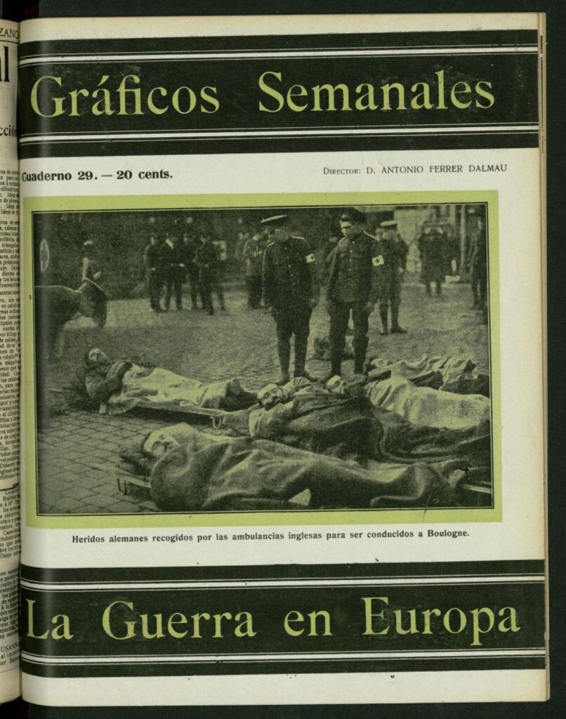Miniatura de La Guerra Europea: gráficos semanales de la situación de los ejércitos beligerantes, nº 29