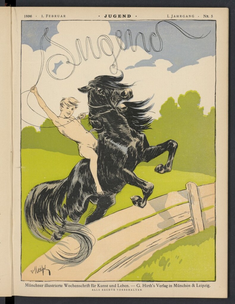 Miniatura de Jugend del 1 de febrero de 1896, nº 5