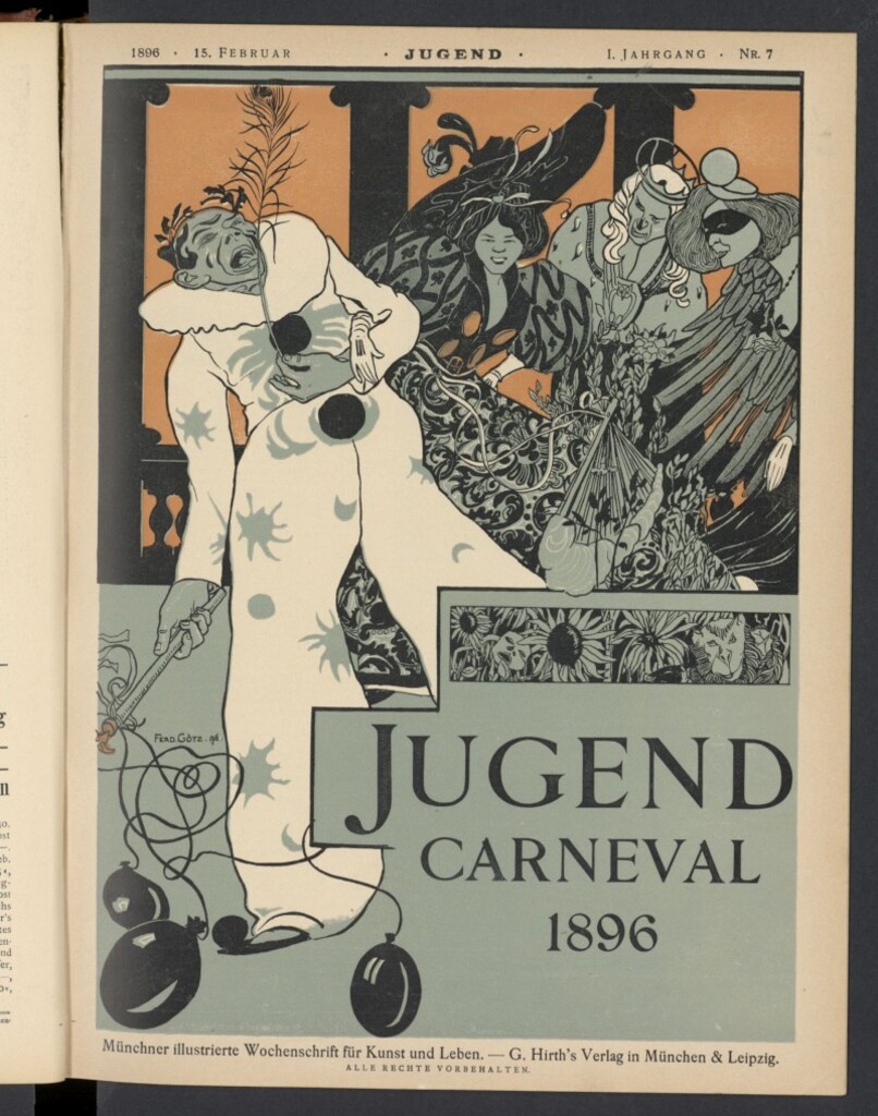 Miniatura de Jugend del 15 de febrero de 1896, nº 7