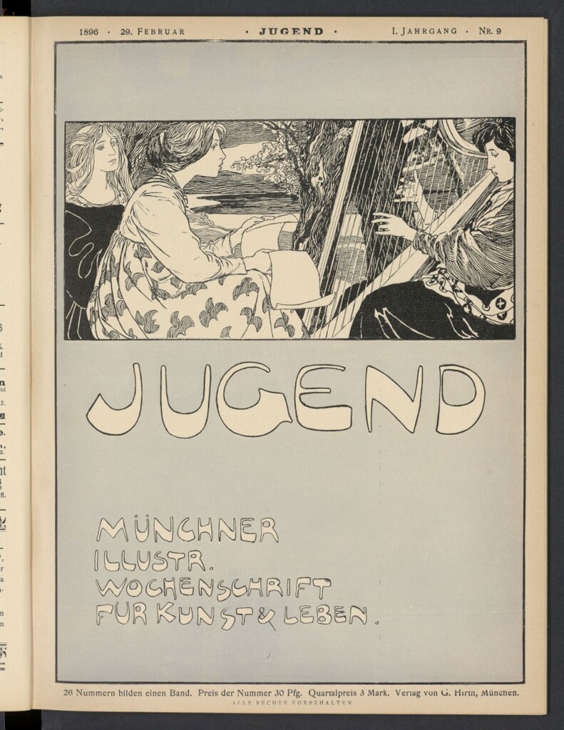Miniatura de Jugend del 29 de febrero de 1896, nº 9