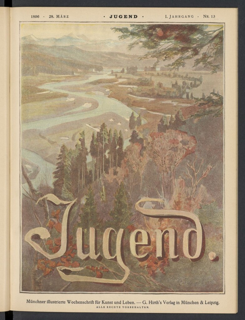Miniatura de Jugend del 28 de marzo de 1896, nº 13