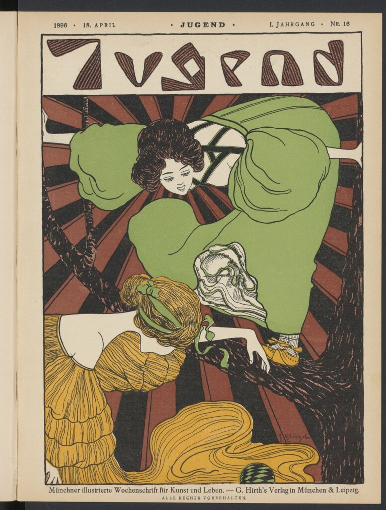Miniatura de Jugend del 18 de abril de 1896, nº 16