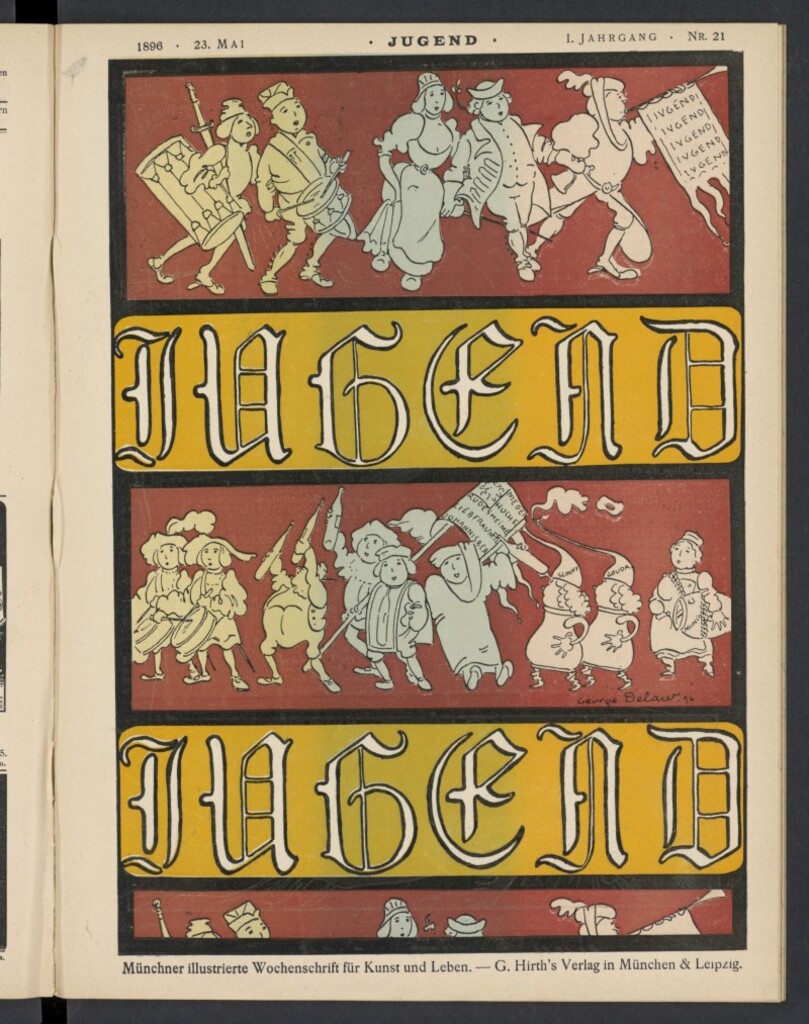 Miniatura de Jugend del 23 de mayo de 1896, nº 21