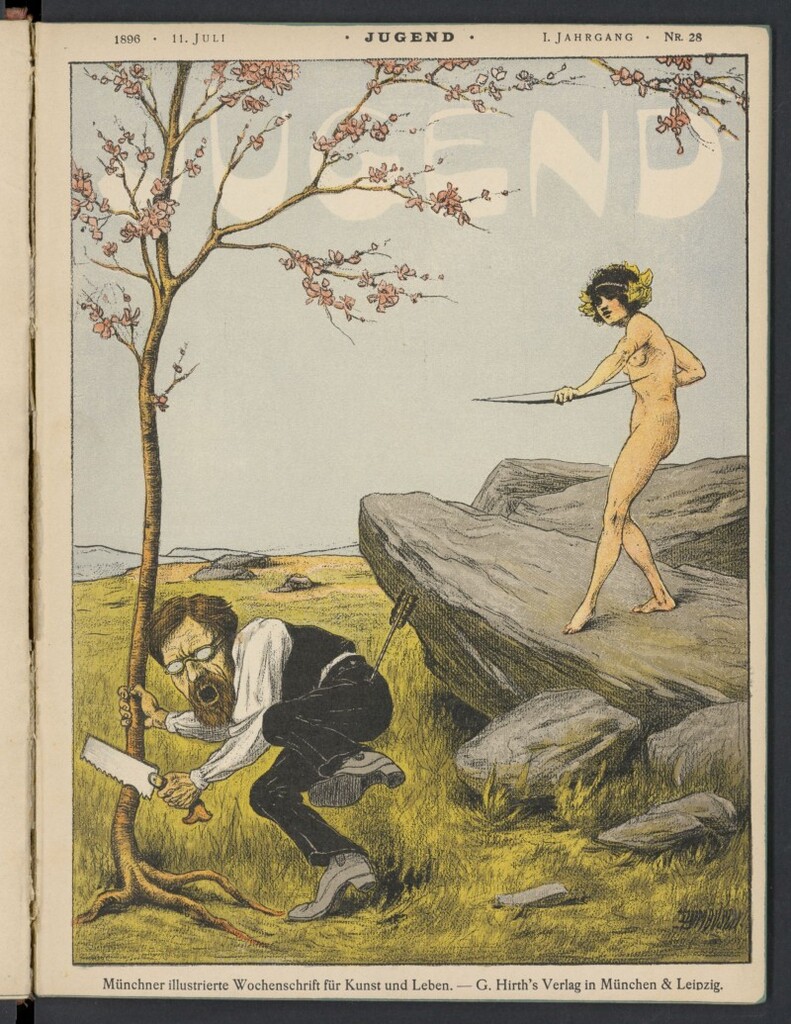 Miniatura de Jugend del 11 de julio de 1896, nº 28