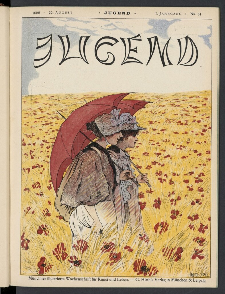 Miniatura de Jugend del 22 de agosto de 1896, nº 34