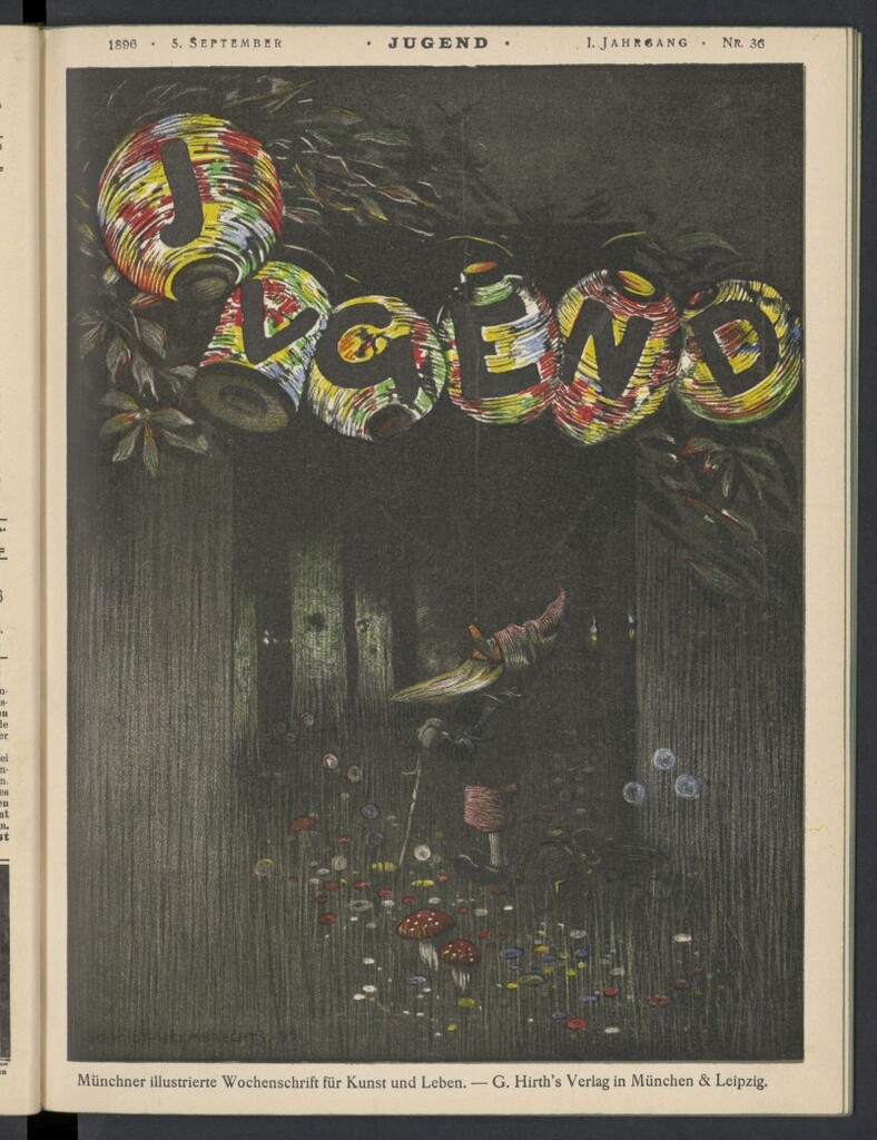 Miniatura de Jugend del 5 de septiembre de 1896, nº 36