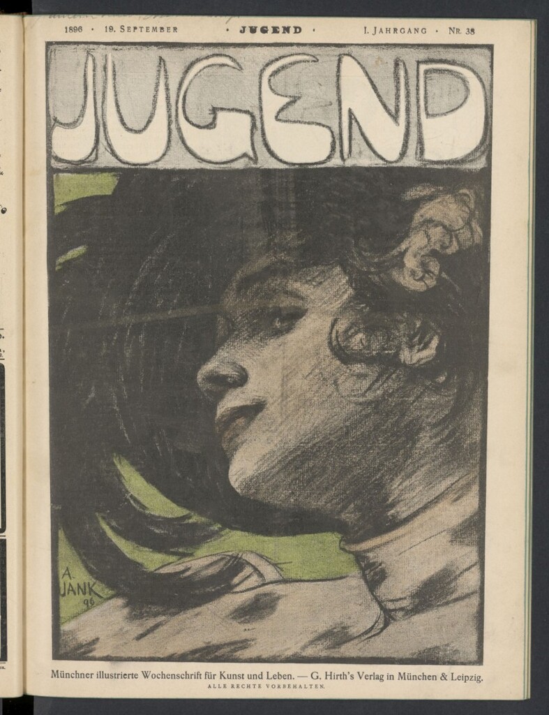 Miniatura de Jugend del 19 de septiembre de 1896, nº 38