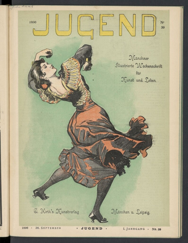 Miniatura de Jugend del 26 de septiembre de 1896, nº 39
