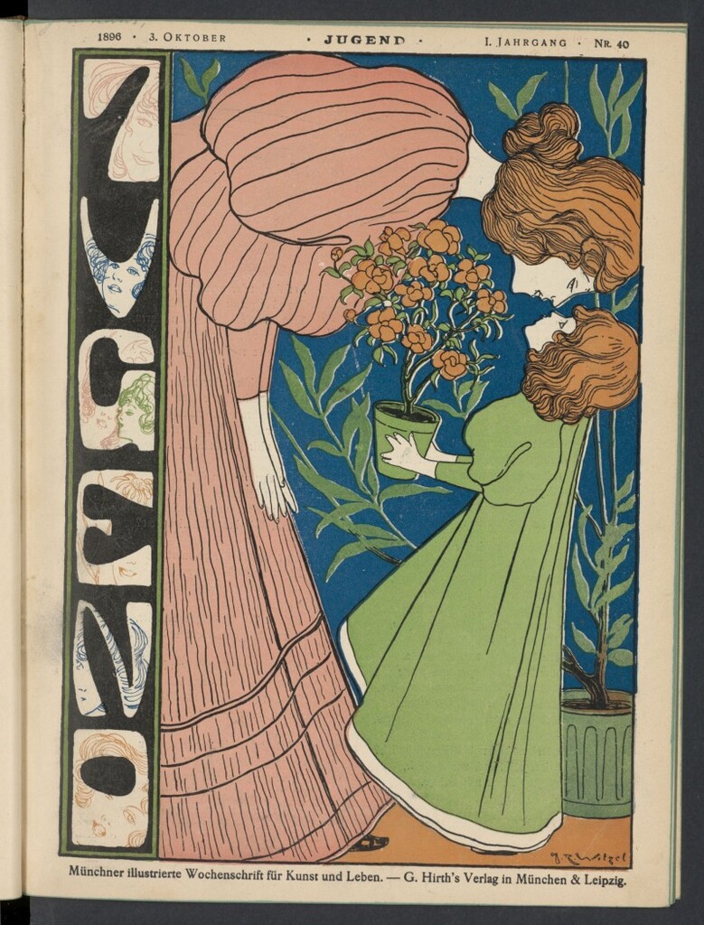 Miniatura de Jugend del 3 de octubre de 1896, nº 40