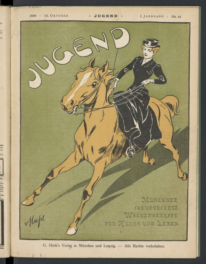 Miniatura de Jugend del 10 de octubre de 1896, nº 41