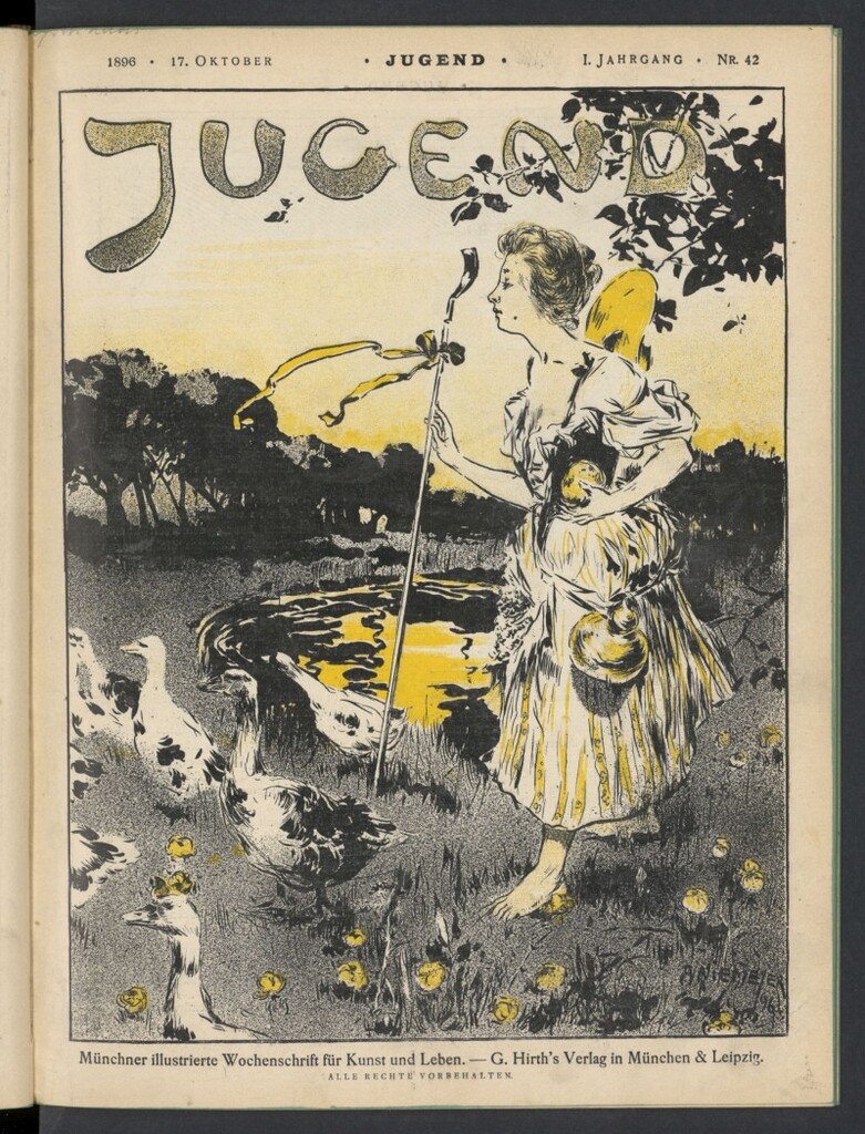 Miniatura de Jugend del 17 de octubre de 1896, nº 42
