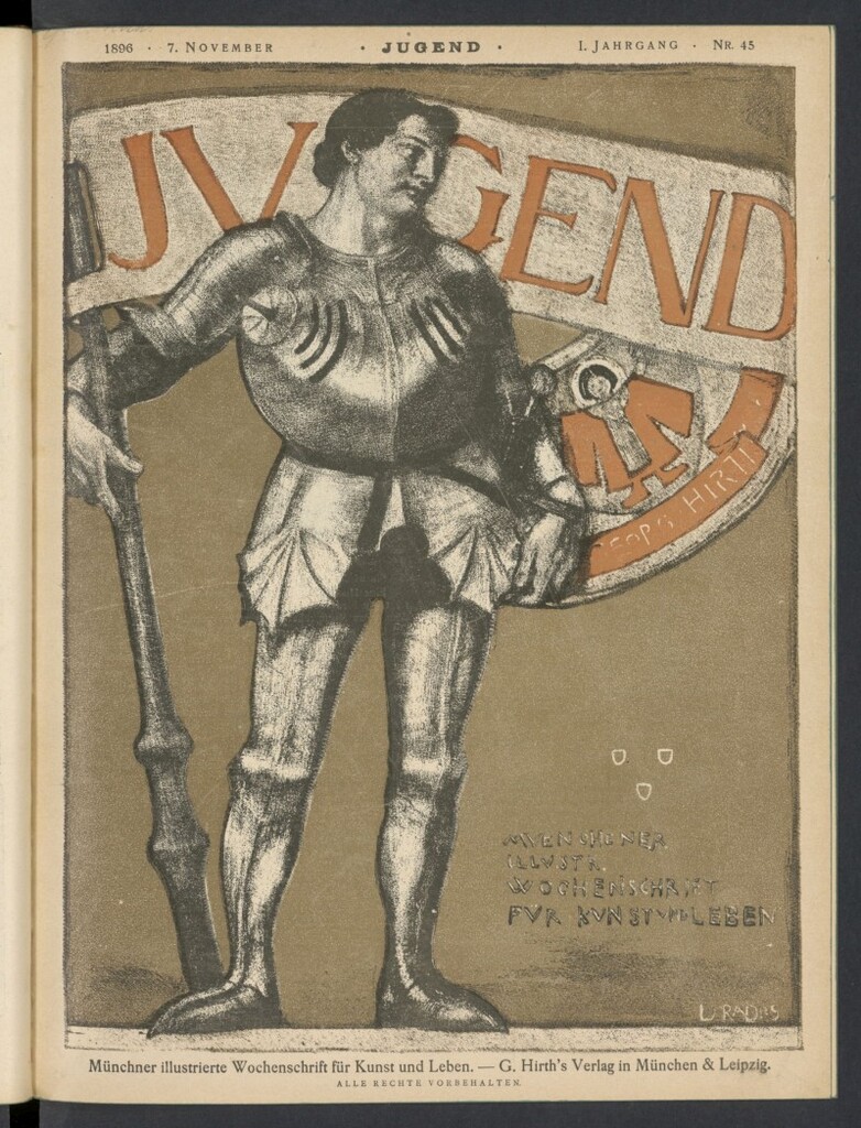 Miniatura de Jugend del 7 de noviembre de 1896, nº 45