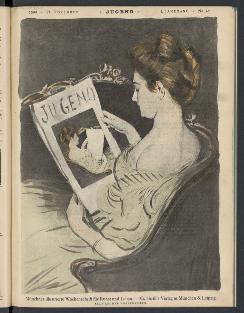 Miniatura de Jugend del 21 de noviembre de 1896, nº 47