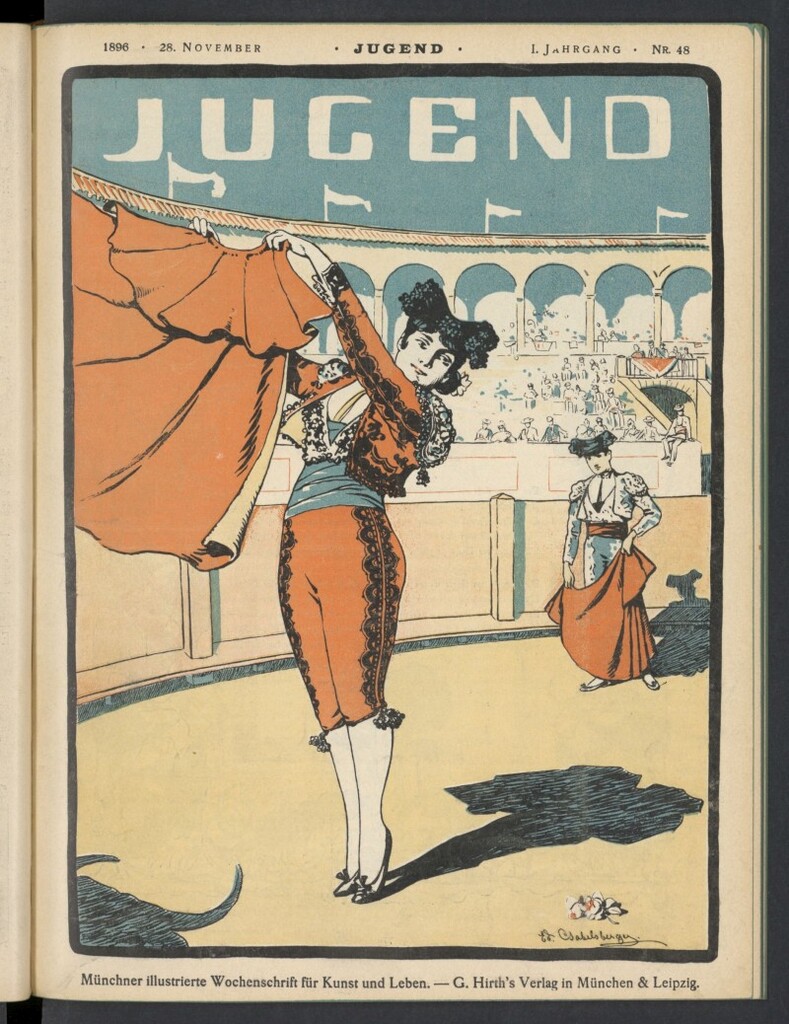 Miniatura de Jugend del 28 de noviembre de 1896, nº 48